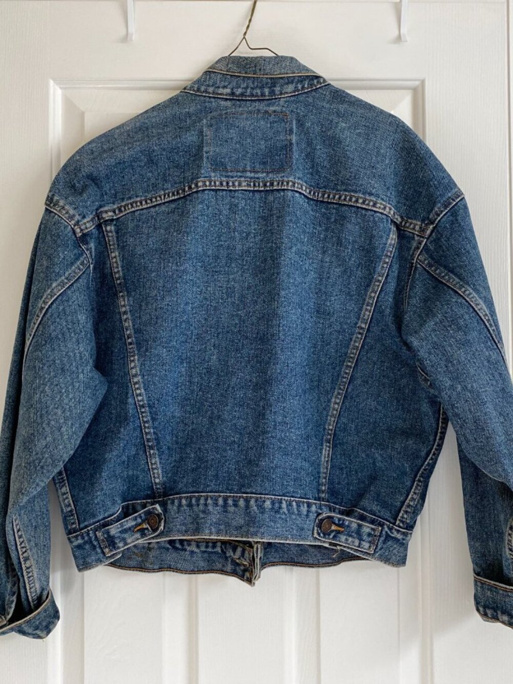 Vintage Levi's 90s denim Jean 70598 Jacket Size Small - Picture 5 of 13
